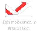 High Resistance to Brake Fade